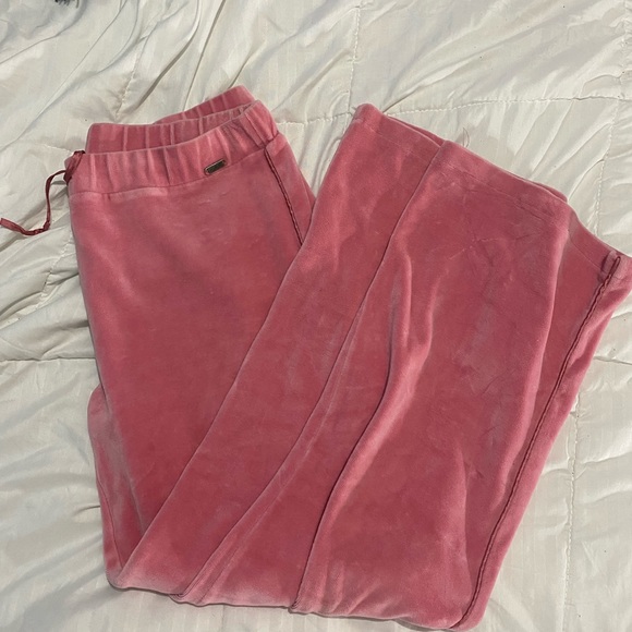 Pink velvet flare sweatpants !!! - Picture 3 of 3